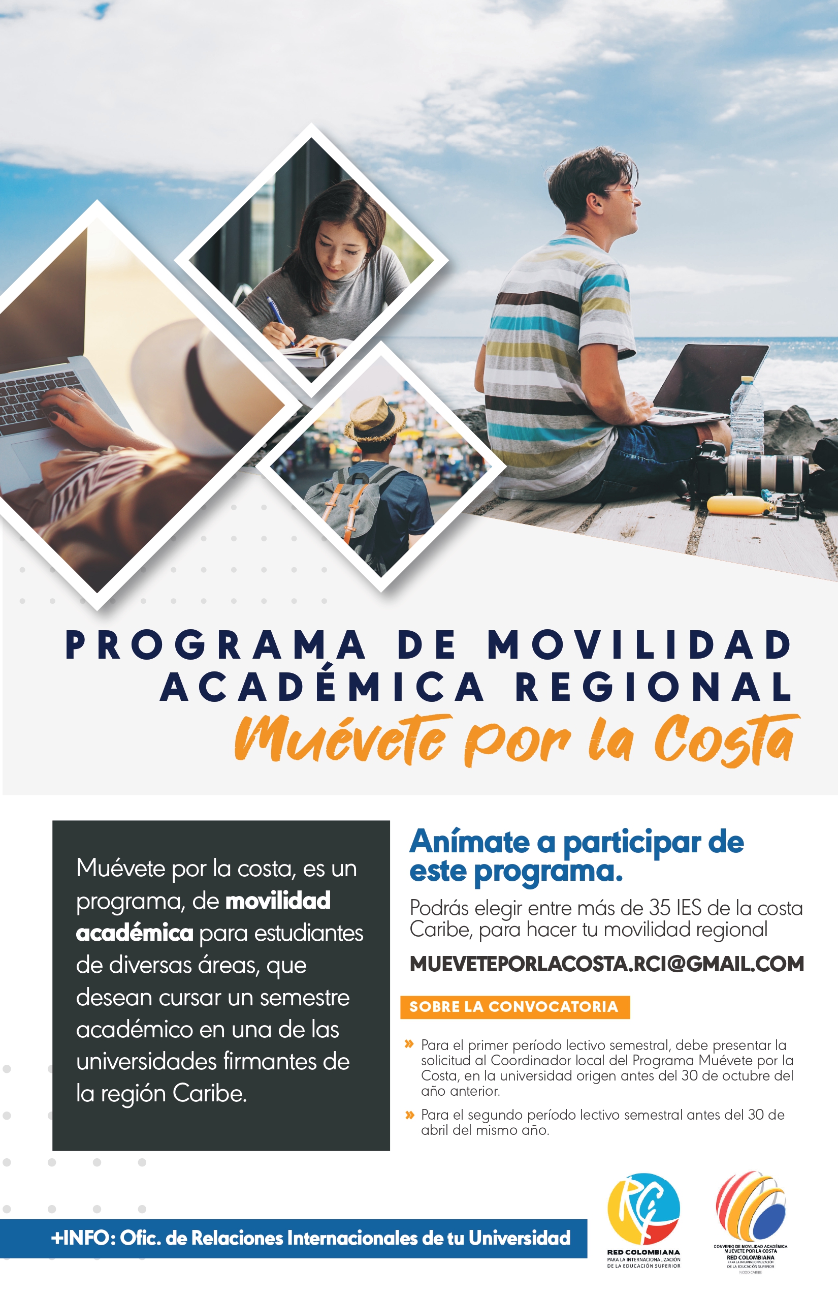 Afiche Muévete por la Costa