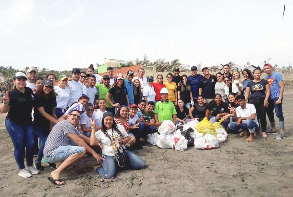 Jornada limpieza playas salgar barranquilla programa derecho 