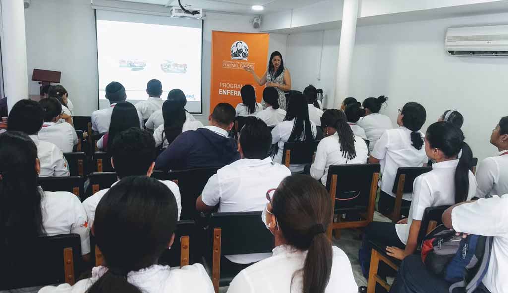 Inducción prácticas formativas estudiantes Enfermería Barranquilla