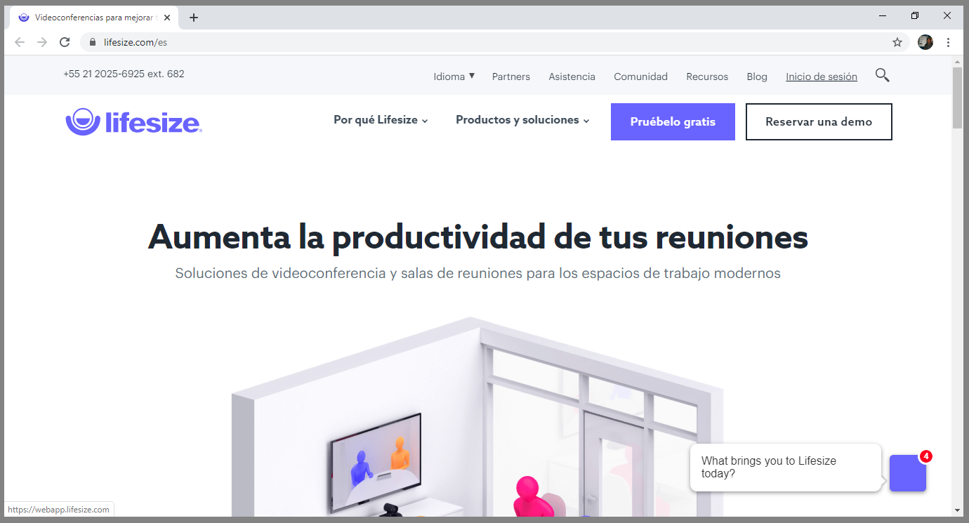 1. Ingresar a la página de LifeSize