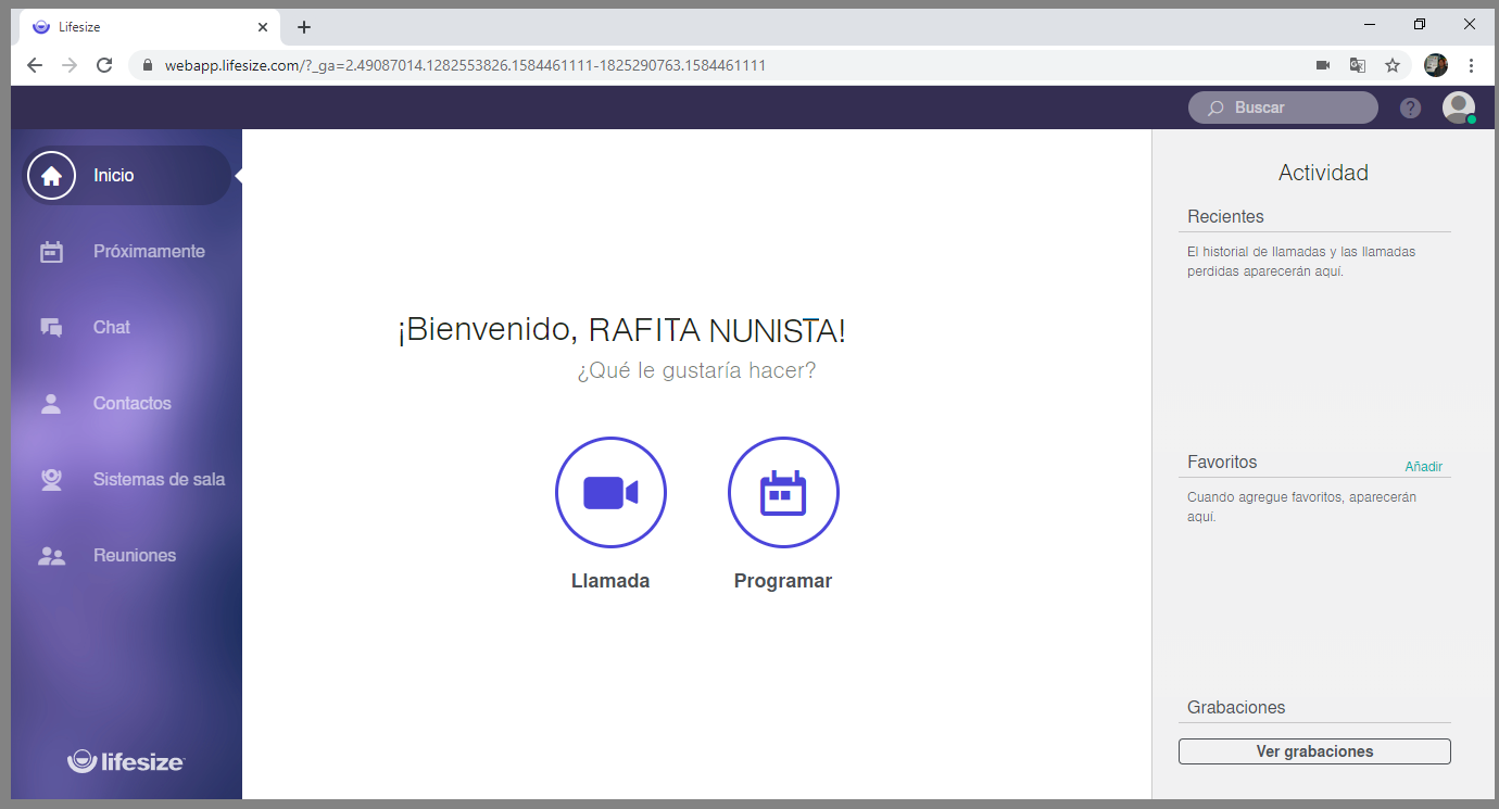 3.Inicie Videoconferencia