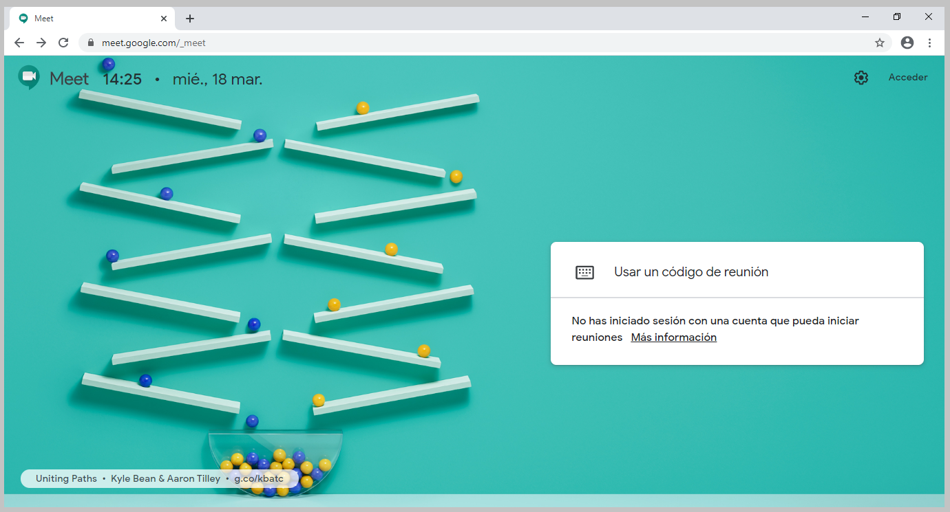 1. Ingresar a una videoconferencia por Google Meet